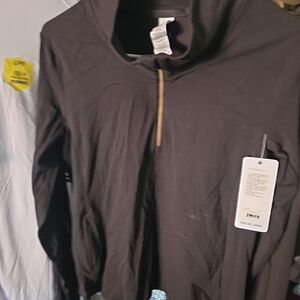 RHONE CosmicKnit Black Quarter-Zip